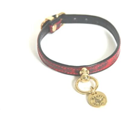 Collier pour chien Martin Sellier Granite Rouge - Publicité Collier pour chien Martin Sellier Granite Rouge - Publicité