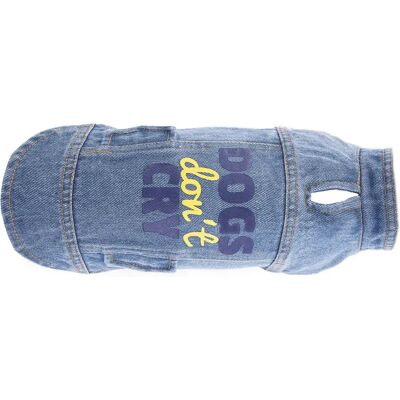 Manteau pour chien Martin Sellier Dogs don't cry Bleu - Publicité Manteau pour chien Martin Sellier Dogs don't cry Bleu - Publicité