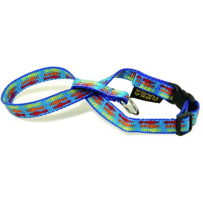 Laisse pour chien Martin Sellier Collerette Bleu - Publicité Laisse pour chien Martin Sellier Collerette Bleu - Publicité