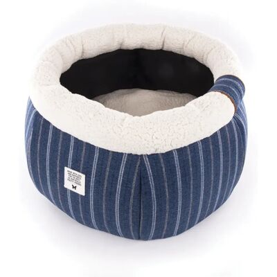 Panier pour chien rond haut Martin Sellier Bleu - Publicité Panier pour chien rond haut Martin Sellier Bleu - Publicité