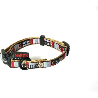 Collier pour chien Martin Sellier Bayadere Multicolore - Publicité Collier pour chien Martin Sellier Bayadere Multicolore - Publicité