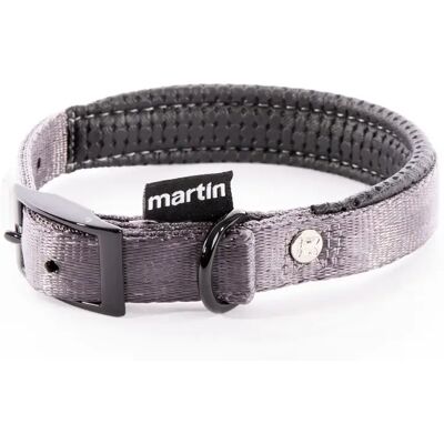 Collier pour chien Martin Sellier Gris - Publicité Collier pour chien Martin Sellier Gris - Publicité