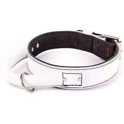 Collier pour chien Martin Sellier Nub Blanc - Publicité Collier pour chien Martin Sellier Nub Blanc - Publicité