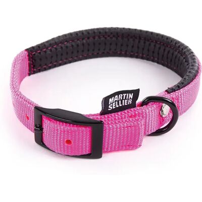 Collier pour chien Martin Sellier Clas Rose - Publicité Collier pour chien Martin Sellier Clas Rose - Publicité