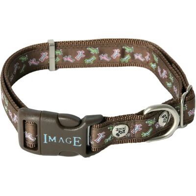 Collier pour chien Martin Sellier Bayadere Marron - Publicité Collier pour chien Martin Sellier Bayadere Marron - Publicité