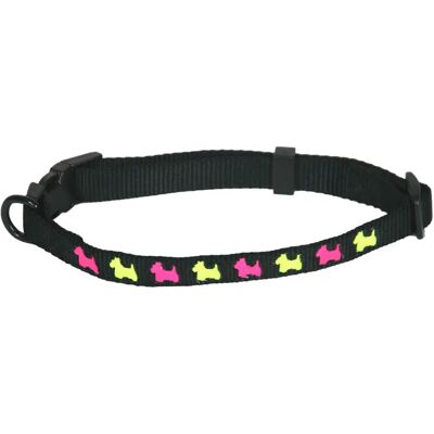 Collier pour chien reglable nylon Martin Sellier Noir - Publicité Collier pour chien reglable nylon Martin Sellier Noir - Publicité