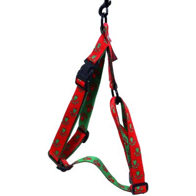 Harnais pour chien nylon reglable Martin Sellier Patte Rouge - Publicité Harnais pour chien nylon reglable Martin Sellier Patte Rouge - Publicité