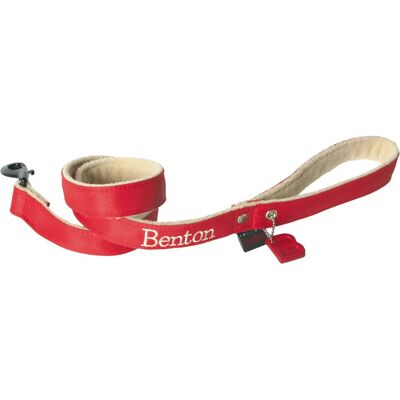 Laisse pour chien confort Martin Sellier Benton Rouge - Publicité Laisse pour chien confort Martin Sellier Benton Rouge - Publicité