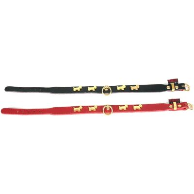 Collier pour chien Martin Sellier Terrier Rouge - Publicité Collier pour chien Martin Sellier Terrier Rouge - Publicité