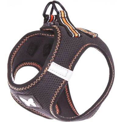 Harnais pour chien trio en maille Martin Sellier Orange - Publicité Harnais pour chien trio en maille Martin Sellier Orange - Publicité