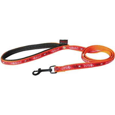 Laisse pour chien nylon Martin Sellier I love Pets Orange - Publicité Laisse pour chien nylon Martin Sellier I love Pets Orange - Publicité