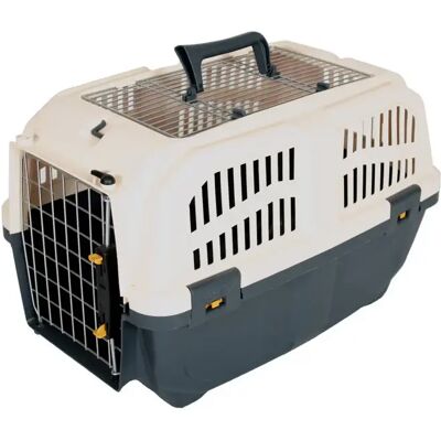 Cage de transport pour chien et chat Martin Sellier Skudo Open 1 Gris - Publicité Cage de transport pour chien et chat Martin Sellier Skudo Open 1 Gris - Publicité