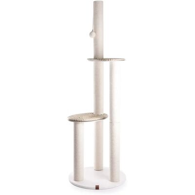 Arbre à chat 3 niveaux Martin Sellier Blanc - Publicité Arbre à chat 3 niveaux Martin Sellier Blanc - Publicité