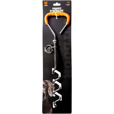 Piquet d'attache pour chien Martin Sellier Orange - Publicité Piquet d'attache pour chien Martin Sellier Orange - Publicité