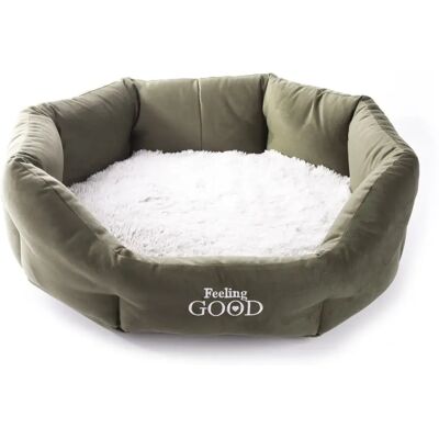 Panier pour chien et chat confort Martin Sellier Igloo Vert - Publicité Panier pour chien et chat confort Martin Sellier Igloo Vert - Publicité