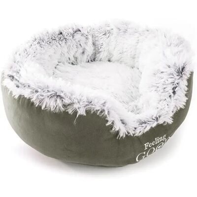 Panier pour chien et chat tout fourrure Martin Sellier Igloo Vert - Publicité Panier pour chien et chat tout fourrure Martin Sellier Igloo Vert - Publicité