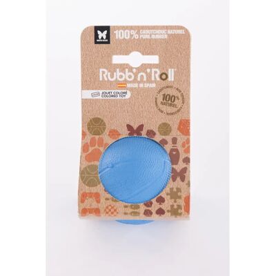 Balle pour chien Martin Sellier Rubb'n Roll Bleu - Publicité Balle pour chien Martin Sellier Rubb'n Roll Bleu - Publicité