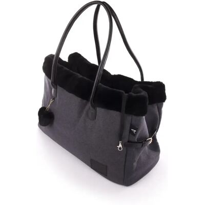 Sac de transport pour chien et chat faubourg Martin Sellier Gris - Publicité Sac de transport pour chien et chat faubourg Martin Sellier Gris - Publicité