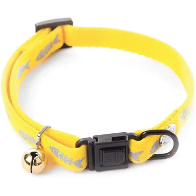 Collier pour fluo fish star nylon Martin Sellier Jaune - Publicité Collier pour fluo fish star nylon Martin Sellier Jaune - Publicité