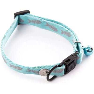 Collier pour fluo fish star nylon Martin Sellier Bleu - Publicité Collier pour fluo fish star nylon Martin Sellier Bleu - Publicité