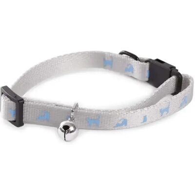 Collier pour chat nylon Martin Sellier Bleu - Publicité Collier pour chat nylon Martin Sellier Bleu - Publicité