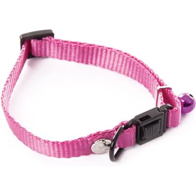 Collier pour chat nylon classic Martin Sellier Rose - Publicité Collier pour chat nylon classic Martin Sellier Rose - Publicité
