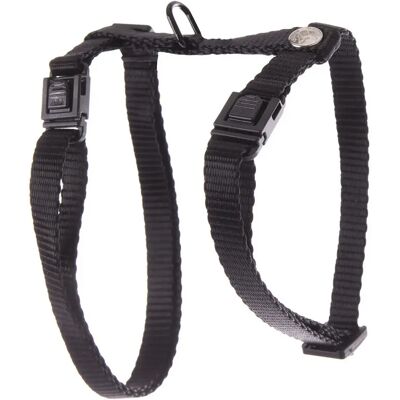 Harnais pour chat classic nylon Martin Sellier Noir - Publicité Harnais pour chat classic nylon Martin Sellier Noir - Publicité