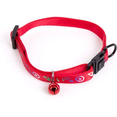 Collier pour chat nylon Martin Sellier Egypte Rouge - Publicité Collier pour chat nylon Martin Sellier Egypte Rouge - Publicité
