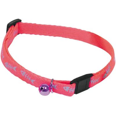 Collier pour fluo fish star nylon Martin Sellier Rose - Publicité Collier pour fluo fish star nylon Martin Sellier Rose - Publicité