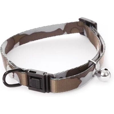 Collier pour chat nylon classic Martin Sellier Gris - Publicité Collier pour chat nylon classic Martin Sellier Gris - Publicité