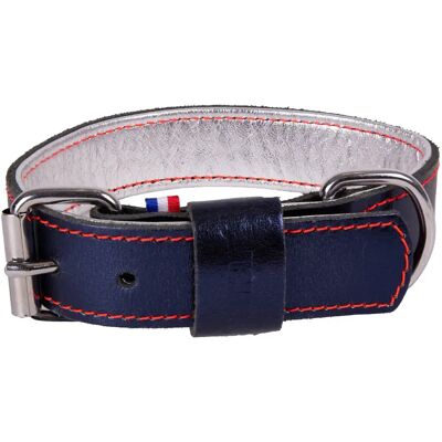 Collier pour chien en cuir Martin Sellier Dakota Bleu - Publicité Collier pour chien en cuir Martin Sellier Dakota Bleu - Publicité