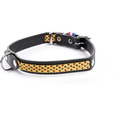 Collier pour chien en cuir Martin Sellier Colorado Jaune - Publicité Collier pour chien en cuir Martin Sellier Colorado Jaune - Publicité