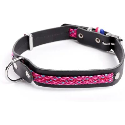 Collier pour chien en cuir Martin Sellier Colorado Rose - Publicité Collier pour chien en cuir Martin Sellier Colorado Rose - Publicité