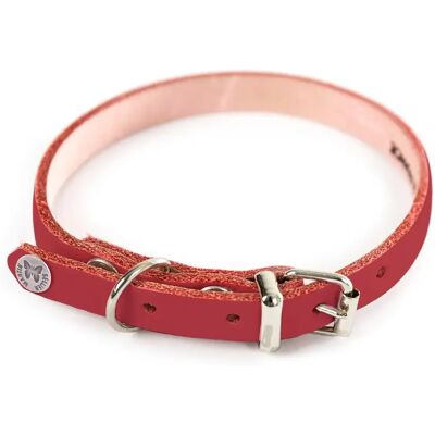 Collier pour chien en cuir Martin Sellier Rouge - Publicité Collier pour chien en cuir Martin Sellier Rouge - Publicité