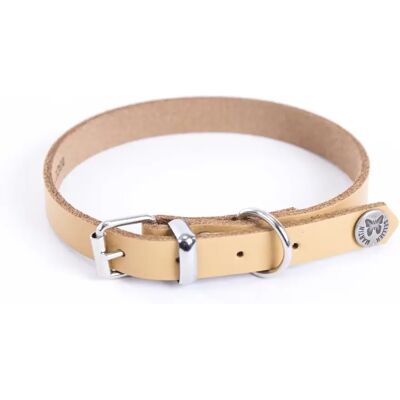 Collier pour chien en cuir Martin Sellier Beige - Publicité Collier pour chien en cuir Martin Sellier Beige - Publicité