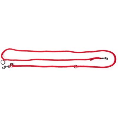 Laisse pour chien multi-position nylon Martin Sellier Rouge - Publicité Laisse pour chien multi-position nylon Martin Sellier Rouge - Publicité