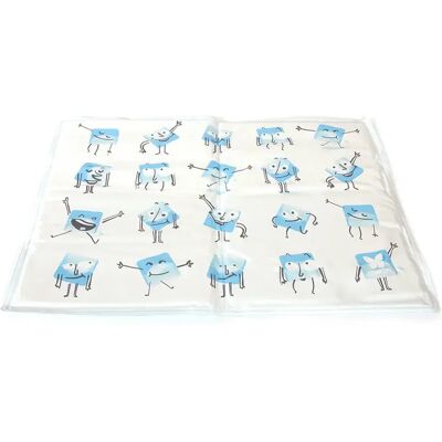 Plaid pour chien rafraîchissant Martin Sellier Bleu - Publicité Plaid pour chien rafraîchissant Martin Sellier Bleu - Publicité