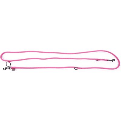 Laisse pour chien multi-position nylon Martin Sellier Rose - Publicité Laisse pour chien multi-position nylon Martin Sellier Rose - Publicité