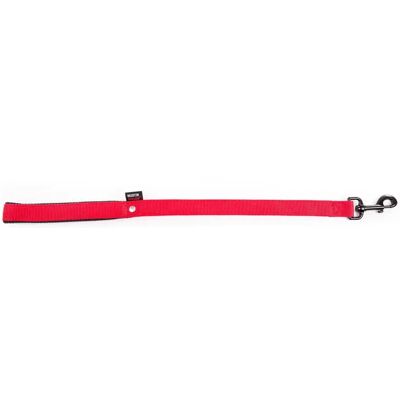 Laisse pour chien classic double nylon Martin Sellier L Rouge - Publicité Laisse pour chien classic double nylon Martin Sellier L Rouge - Publicité