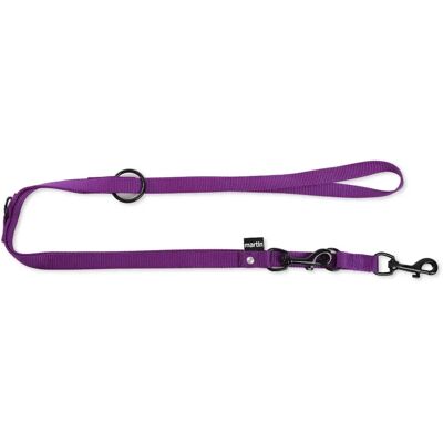 Laisse pour chien classic nylon Martin Sellier 3P Violet - Publicité Laisse pour chien classic nylon Martin Sellier 3P Violet - Publicité