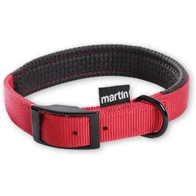 Collier confort nylon pour chien Martin Sellier 25-55 Rouge - Publicité Collier confort nylon pour chien Martin Sellier 25-55 Rouge - Publicité