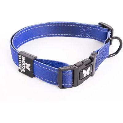 Collier pour chien nylon Martin Sellier L Bleu - Publicité Collier pour chien nylon Martin Sellier L Bleu - Publicité