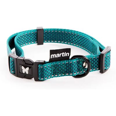 Collier pour chien nylon réglable Martin Sellier M Bleu - Publicité Collier pour chien nylon réglable Martin Sellier M Bleu - Publicité