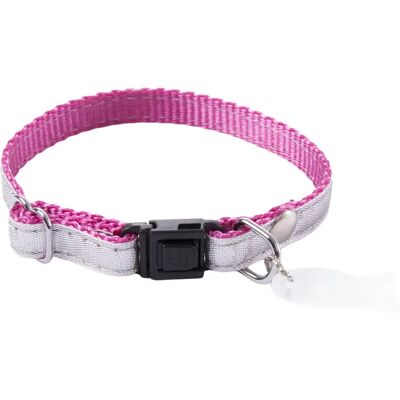 Collier pour chat new disco Martin Sellier Rose - Publicité Collier pour chat new disco Martin Sellier Rose - Publicité