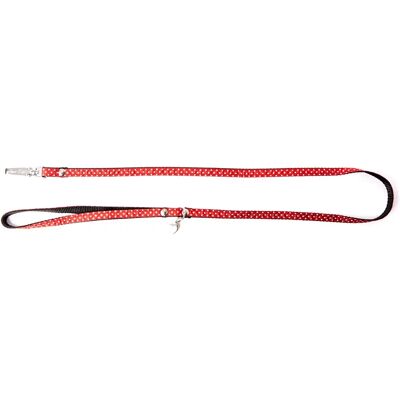 Laisse pour chien pois Martin Sellier XS Rouge - Publicité Laisse pour chien pois Martin Sellier XS Rouge - Publicité