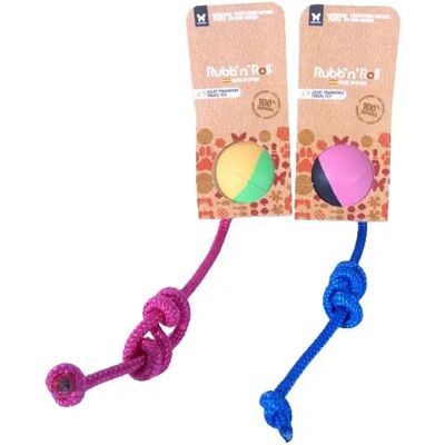 Balle pour chien Martin Sellier Rubb'n Color Rope Multicolore - Publicité Balle pour chien Martin Sellier Rubb'n Color Rope Multicolore - Publicité