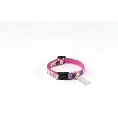 Collier pour chat Martin Sellier Rose - Publicité Collier pour chat Martin Sellier Rose - Publicité