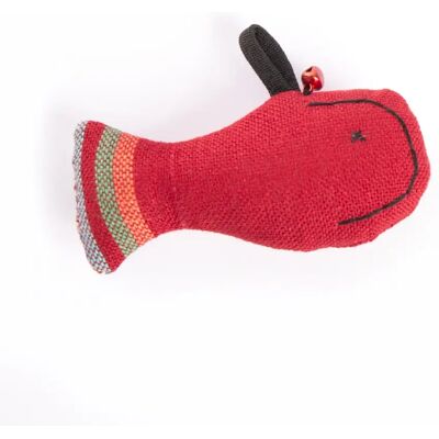 Jouet peluche pour chat poisson Martin Sellier Rouge - Publicité Jouet peluche pour chat poisson Martin Sellier Rouge - Publicité