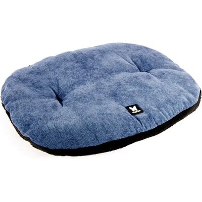 Coussin pour chien et chat ovale élégante Martin Sellier Bleu - Publicité Coussin pour chien et chat ovale élégante Martin Sellier Bleu - Publicité