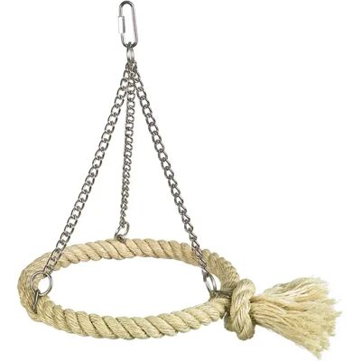Jouet de cage pour oiseaux Nobby Pet Sisal Schaukel Ring Beige - Publicité Jouet de cage pour oiseaux Nobby Pet Sisal Schaukel Ring Beige - Publicité